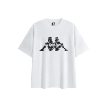 Kappa T Shirts Unisex Korean White 012