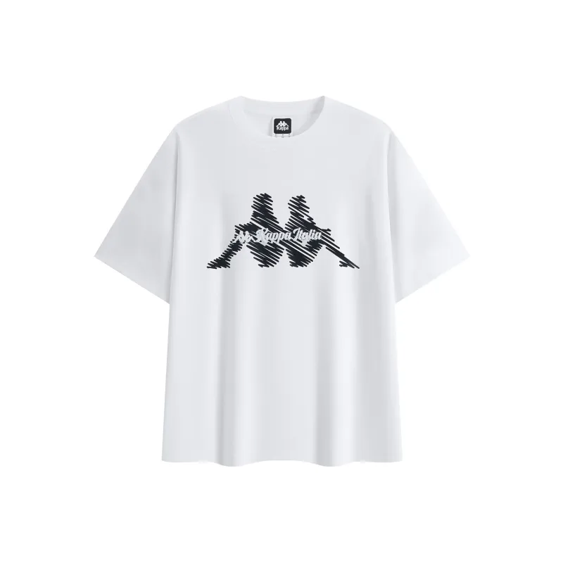 Kappa T Shirts Unisex Korean White 012-0