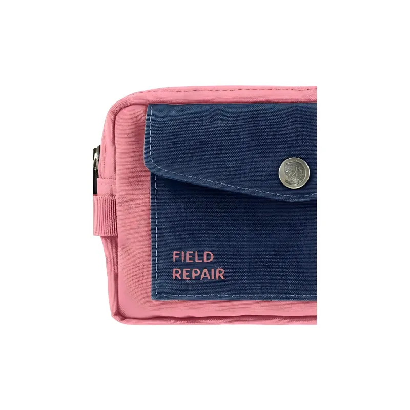 Fjallraven Polyester Travel Storage Bag Unisex Pink & Blue-1