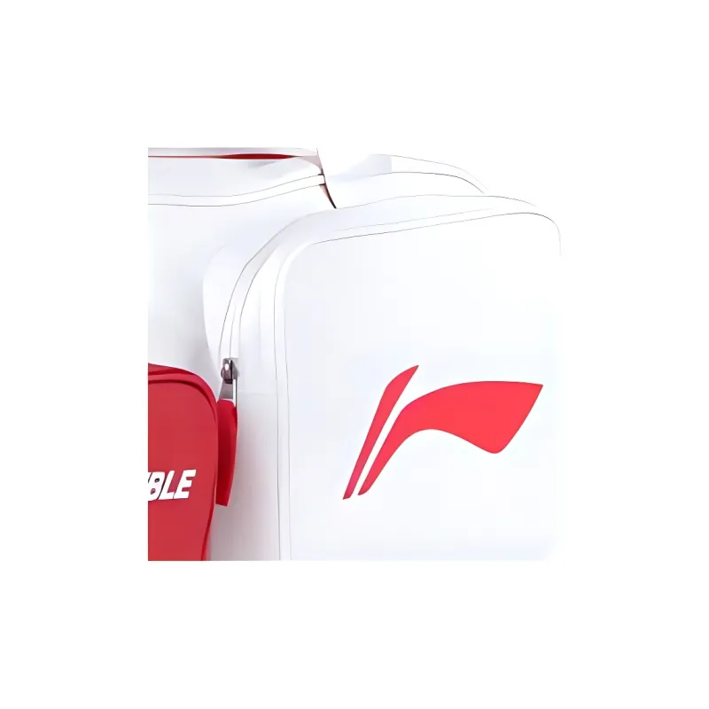 LiNing Badminton Racket Bags 3-6 Sticks Shoulder Bag White Unisex-3