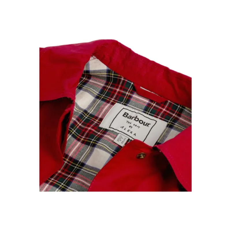 BARBOUR x Alexa Chung Trench Coat Women's Red-5