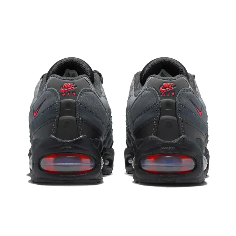 Nike Air Max 95 Anti Slip Wear Resistant Low Top Casual Running Shoes Unisex Gray Black Pink-3