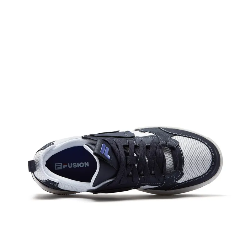 FILA FUSION GEOMETRY Geometric Shoes Low Top Skateboard Shoes Men's Barite Blue-2