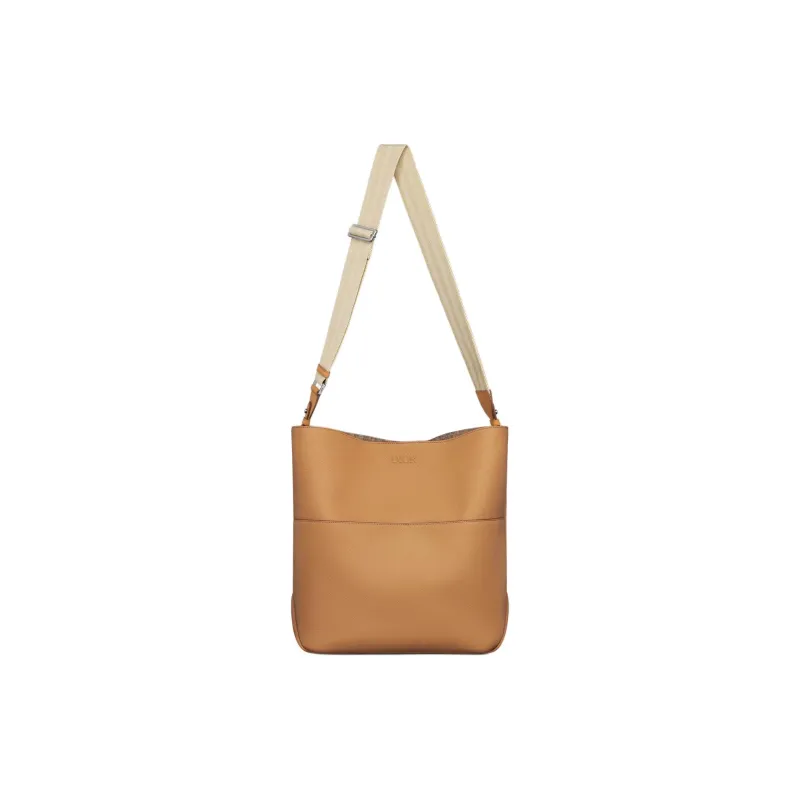 DIOR Cow Leather Water Dumpling Bag, Handbag, Shoulder Bag Men's Brown-4