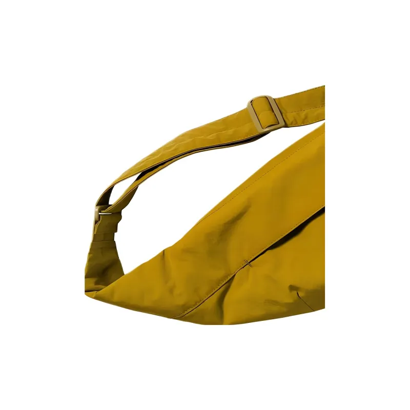 UNIQLO Nylon Sling Bag Unisex Mustard Yellow-4