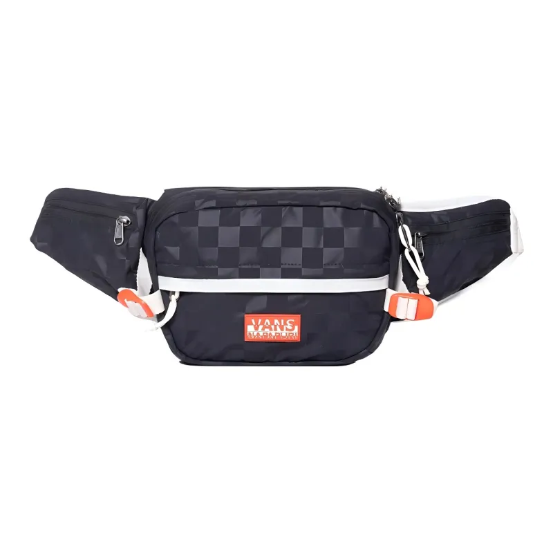 Vans Napapijri Collaboration Polyester Crossbody Bags Fanny Pack Unisex Black-0