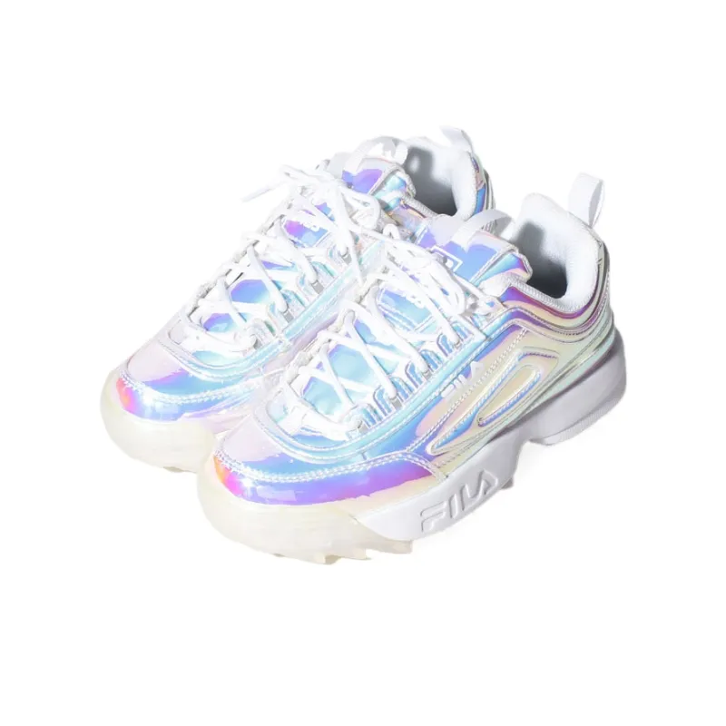FILA Disruptor Low Top Training Shoes Women's Rainbow Pink-1