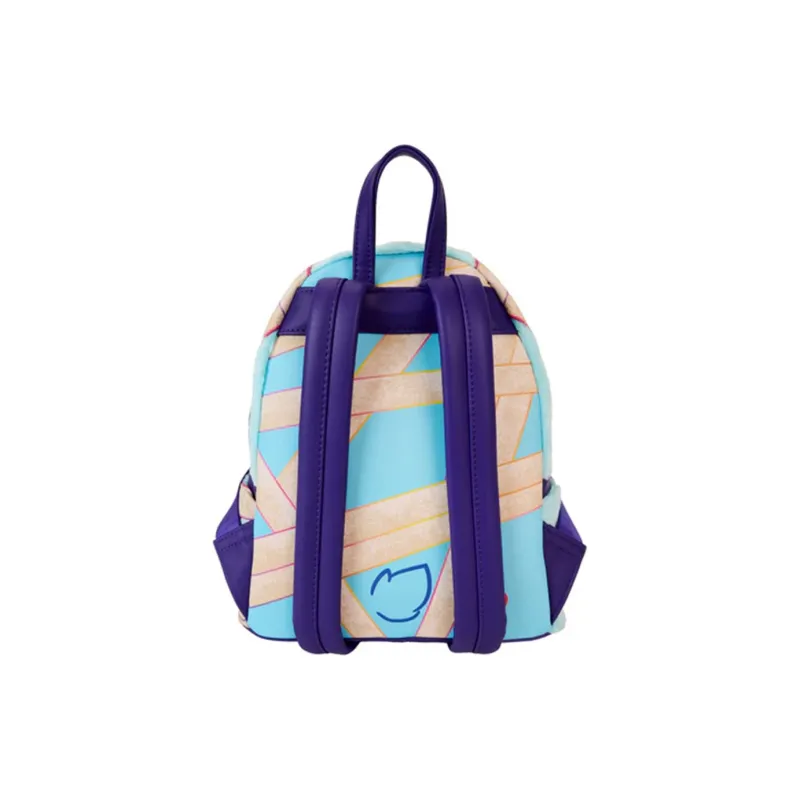 Loungefly Artificial Leather Backpack Regular Women's Blue-3