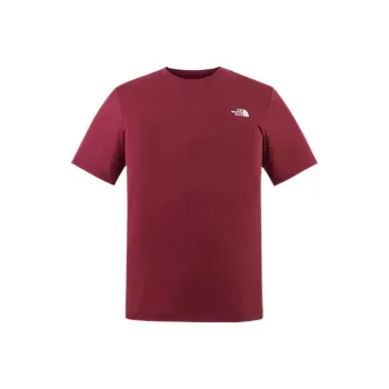 THE NORTH FACE T Shirts Men Burgundy