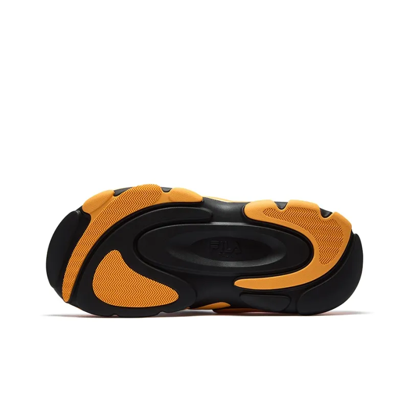 FILA FUSION ANTS SLIPPER Ant Slippers Slide Slippers Men's Black Yellow-4