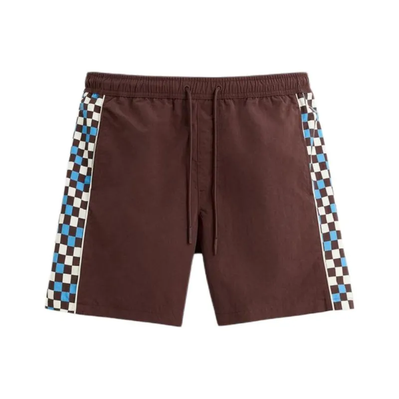ZARA Swimming Shorts Men Dark Red-0
