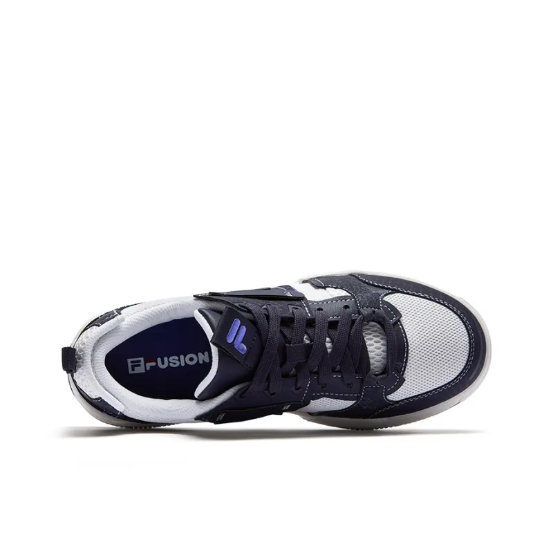 FILA FUSION GEOMETRY Geometric Shoes Low Top Skateboard Shoes Women's Barite Blue-3