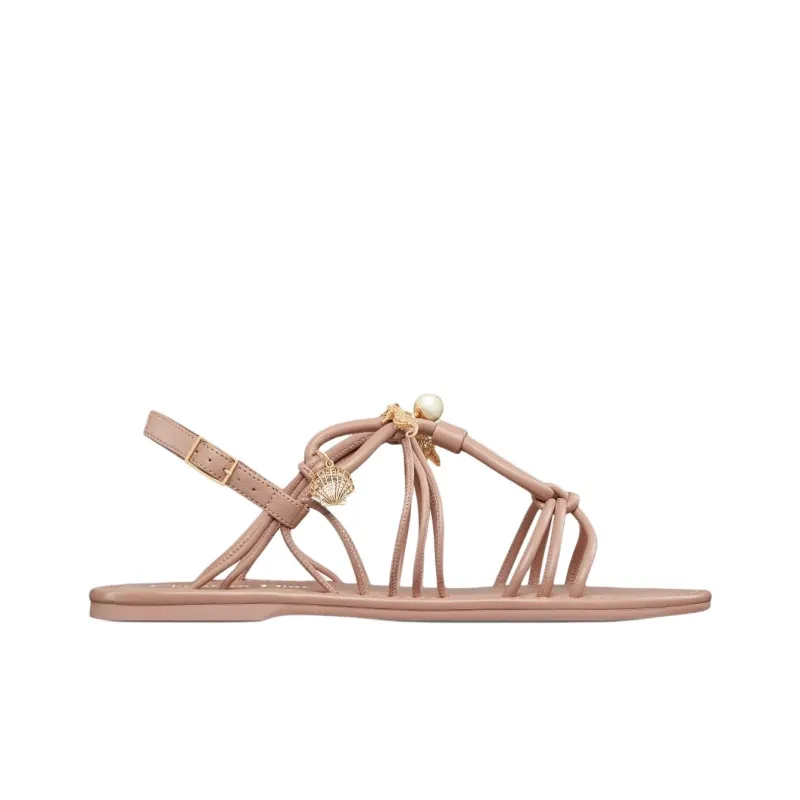 DIOR Dioriviera D Sand One Strap Sandals Women's Pink-1