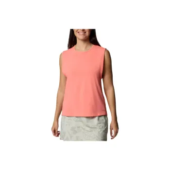 Columbia Tank Tops Women's Pink