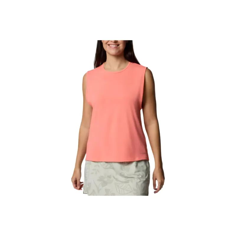 Columbia Tank Tops Women's Pink-0