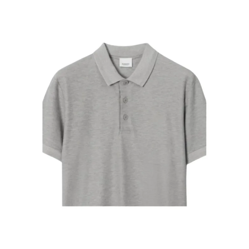 Burberry Polo Shirts Men Gray-4