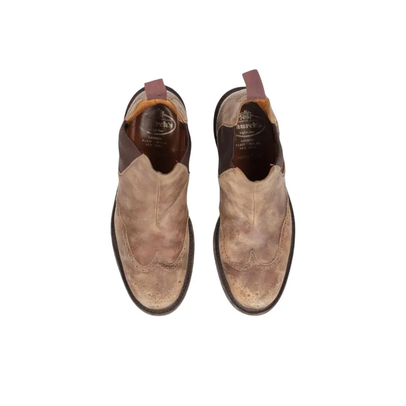 CHURCH'S Ankle Length Chelsea Boots Men's Brown-6
