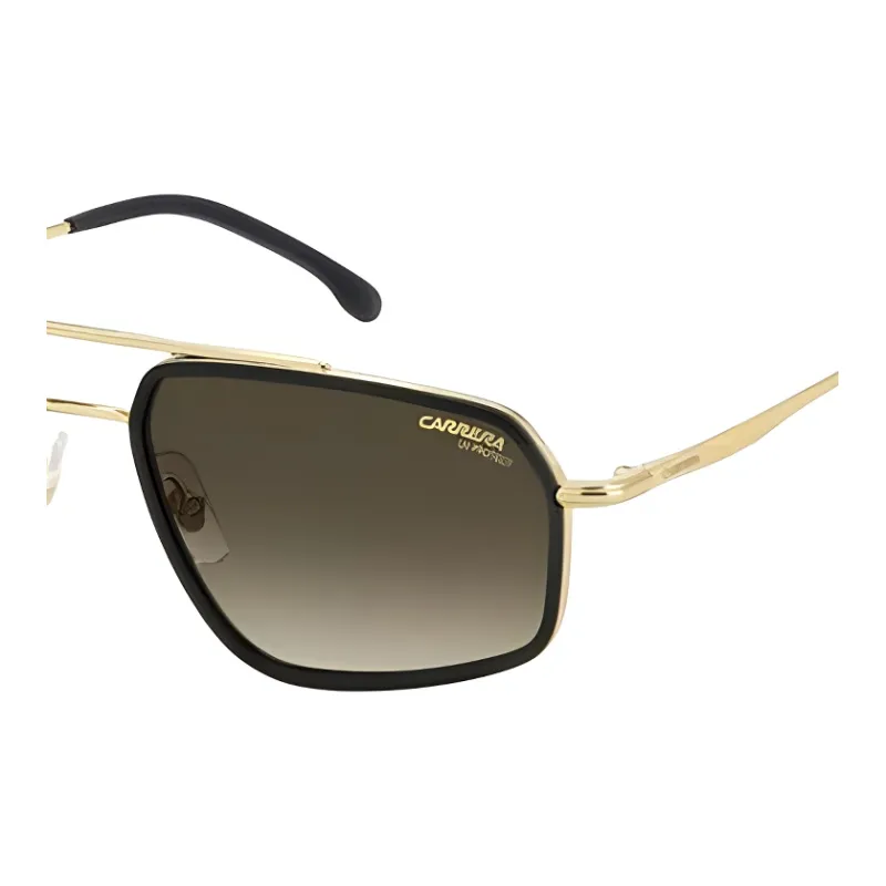CARRERA Metal Aviator Sunglasses Men's Black Gold-1