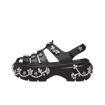 Crocs Stomp Fisherman Clog Simone Rocha Black
