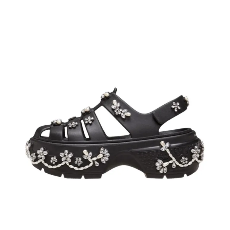 Crocs Stomp Fisherman Clog Simone Rocha Black-0