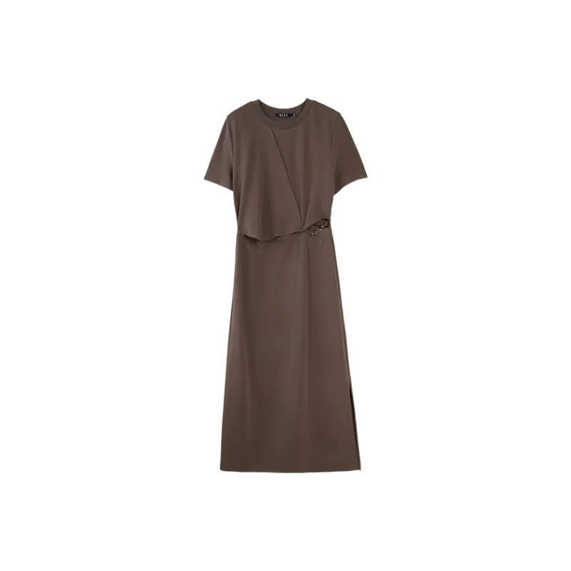 ELLE Short Sleeved Dress Women's-0