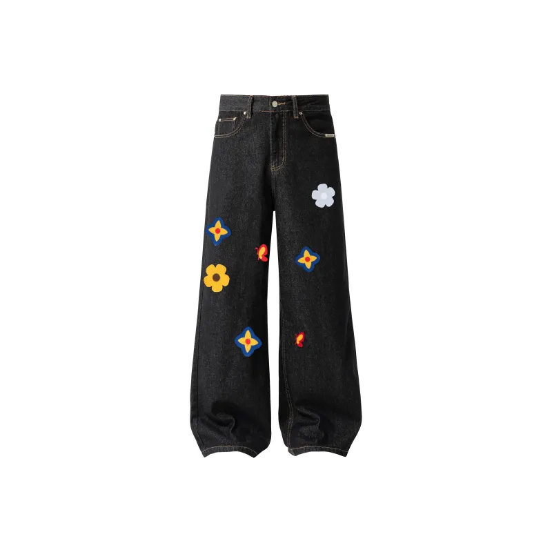 XINYINSU 25SS Jeans Unisex Black-8