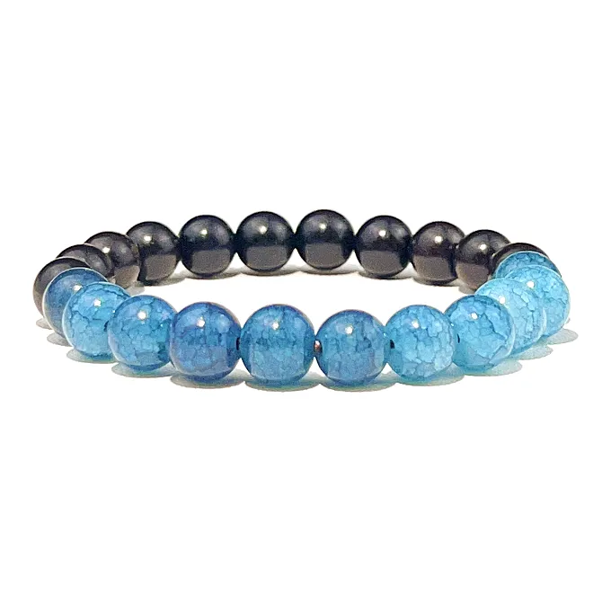 JUANLAN Ebony Wooden Bracelets Unisex-5