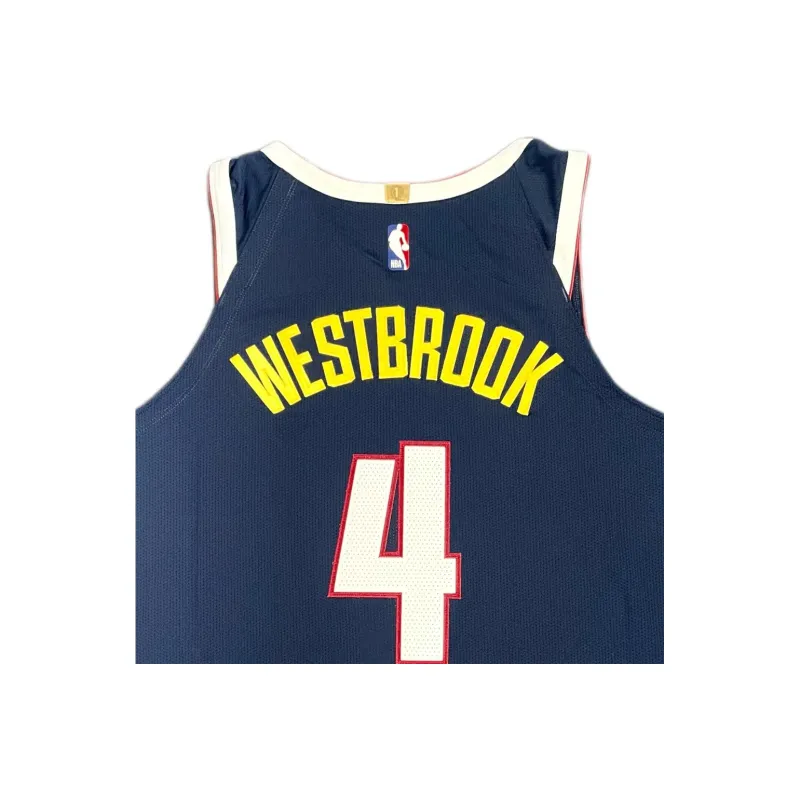 Nike x NBA Denver Nuggets Basketball Jersey Men's Dark Blue-2