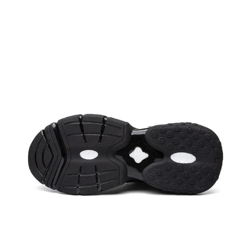 JEEP SPIRIT Cushioning Lightweight Abrasion Resistant Low Top Chunky Sneakers Men's Black-7