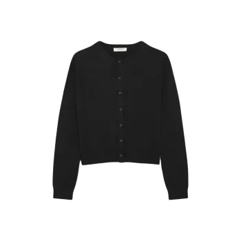 ARITZIA Cashmere Bare Cashmere Crew Cardigan Cashmere Sweater Women's