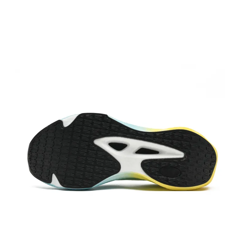 CIELMODE Cushioning Abrasion Resistant Breathable Low Top Running Shoes Unisex Supersonic Blue Yellow-4