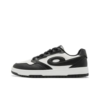QIAODAN Wrapping, Wear Resistant And Non Slip Low Top Skateboard Shoes Men's Cloud Peak White Black