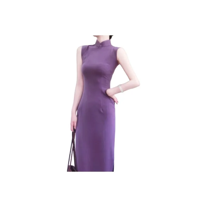 EFCR Cheongsams Women's Purple-1