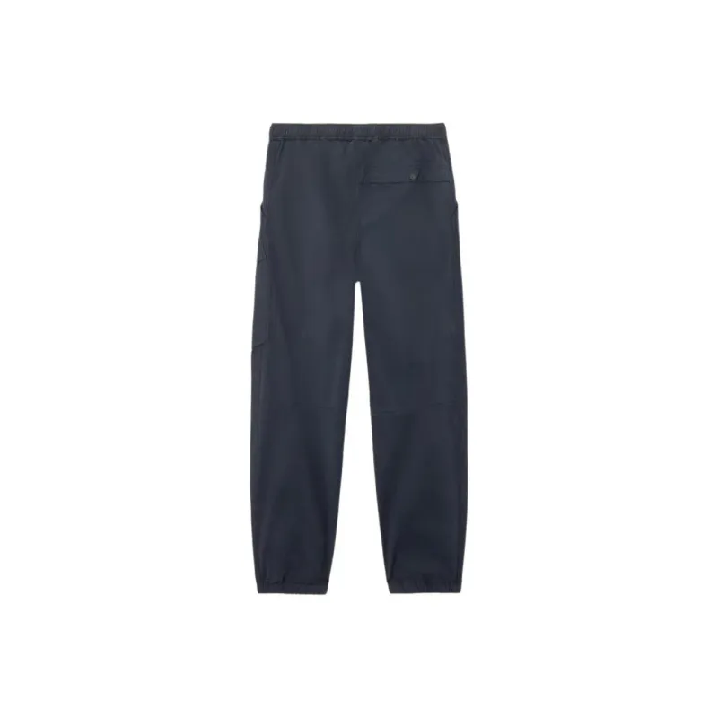 STONE ISLAND Logo Patch Tapered-Leg Trousers-1