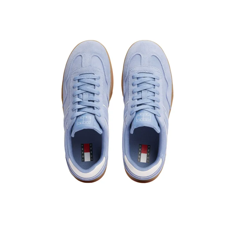 Tommy Hilfiger Trainers Low Top Skateboard Shoes Women's Blue-3