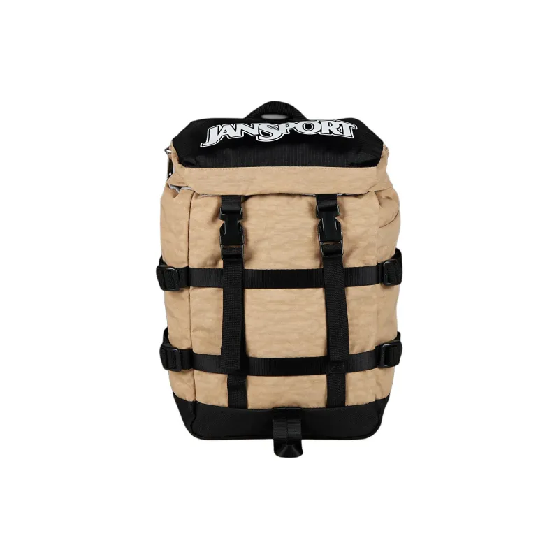 JanSport Recycled Nylon Backpack Mini Unisex Khaki-0