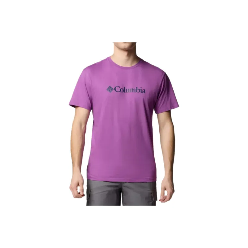 Columbia CSC T Shirts Men Purple-0