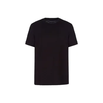 EMPORIO ARMANI All Over Jacquard Eagle Jersey T Shirt