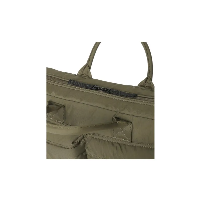 FILA Cotton With Nylon Shoulder Bag, Crossbody Bag, Handbag Unisex Army Green-8