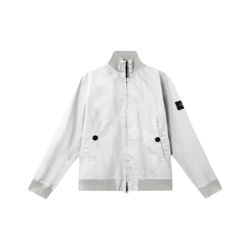 STONE ISLAND Jackets & Coats Men's Pearl Gray-0