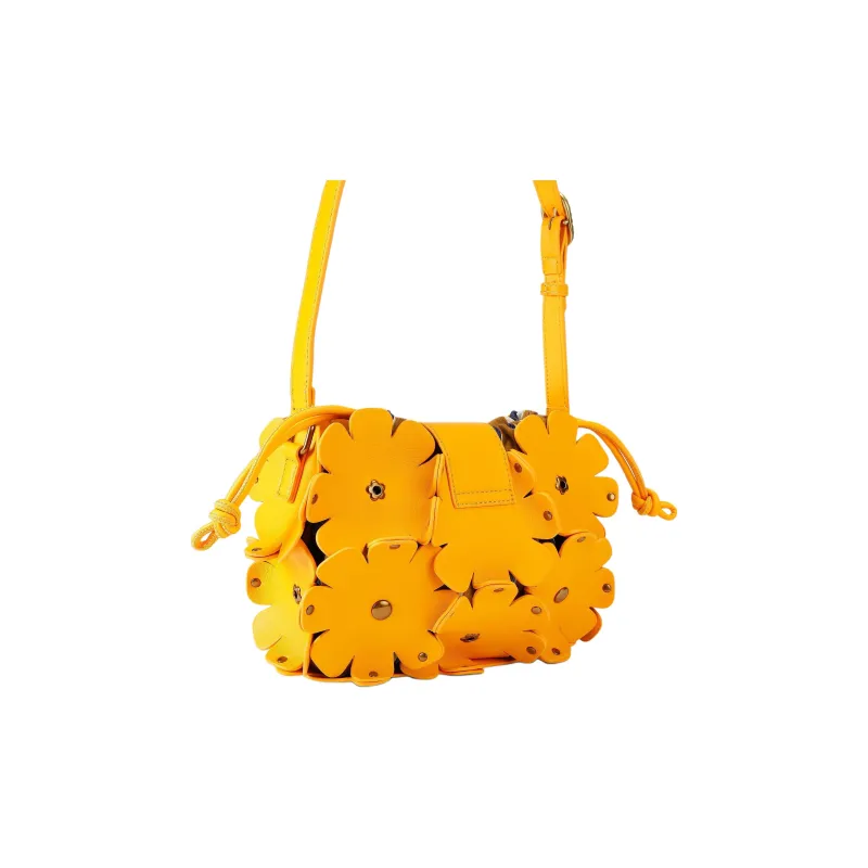 Kurt Geiger London Chelsea Calfskin Shoulder Bag Women's Yellow-3