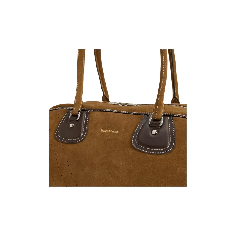Adidas Originals Wales Bonner Suede Bowling Bag-2