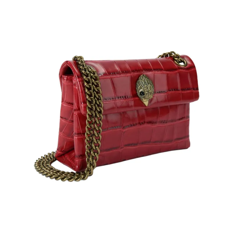 Kurt Geiger London Kensington Leather Shoulder Bag Mini Women's Red-1