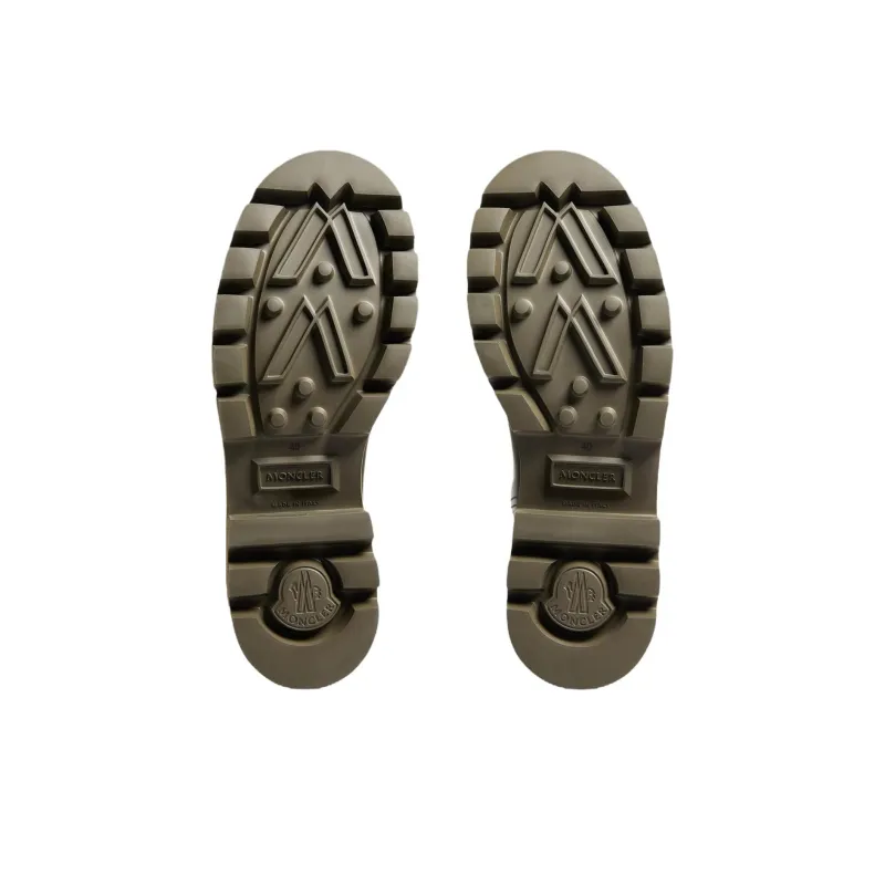 Moncler Kickstream Rain Boots Women's Olive Green-4