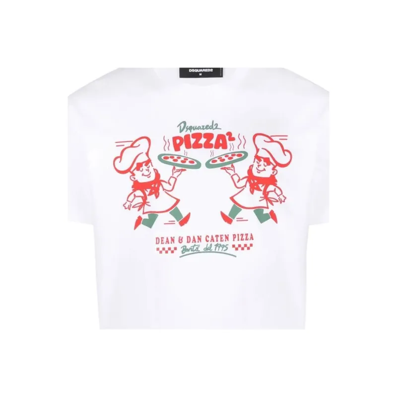 DSQUARED 2 Graphic-Printed Crewneck T-Shirt-3