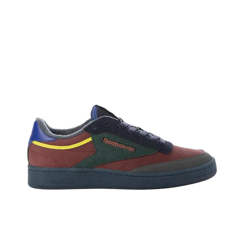 Paul Smith x Reebok CLUB C 85 VINTAGE Anti-Slip Wear-Resistant Low-Top Skateboard Shoes Men's Red Green Blue-1