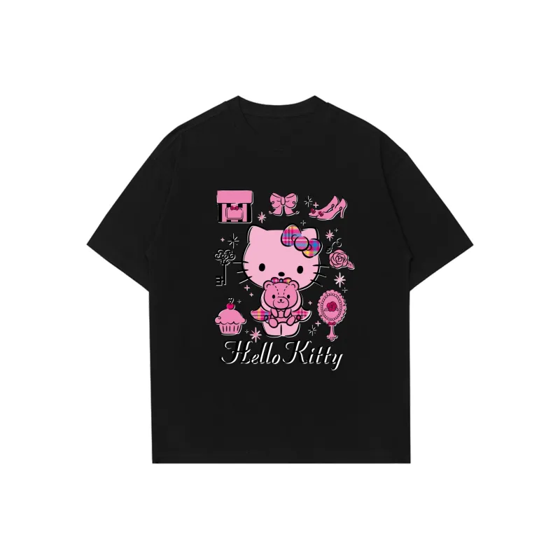 Sanrio x HelloKitty Hello Kitty 2025 Summer T Shirt Unisex-0