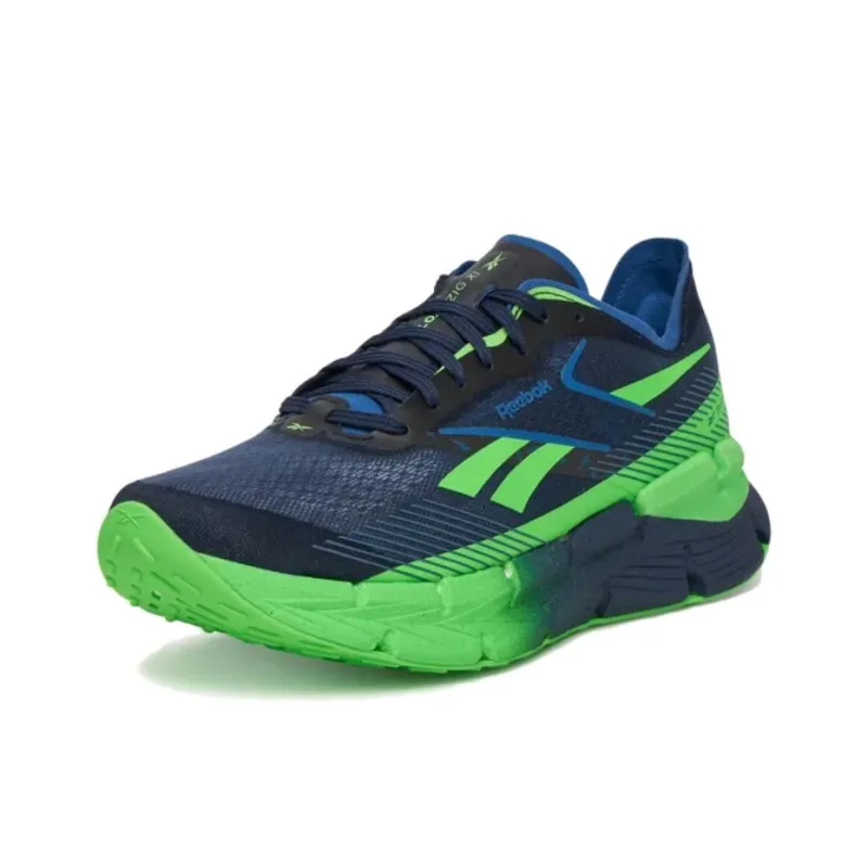 Reebok FloatZig X1 'Twilight Blue Solar Lime'-3