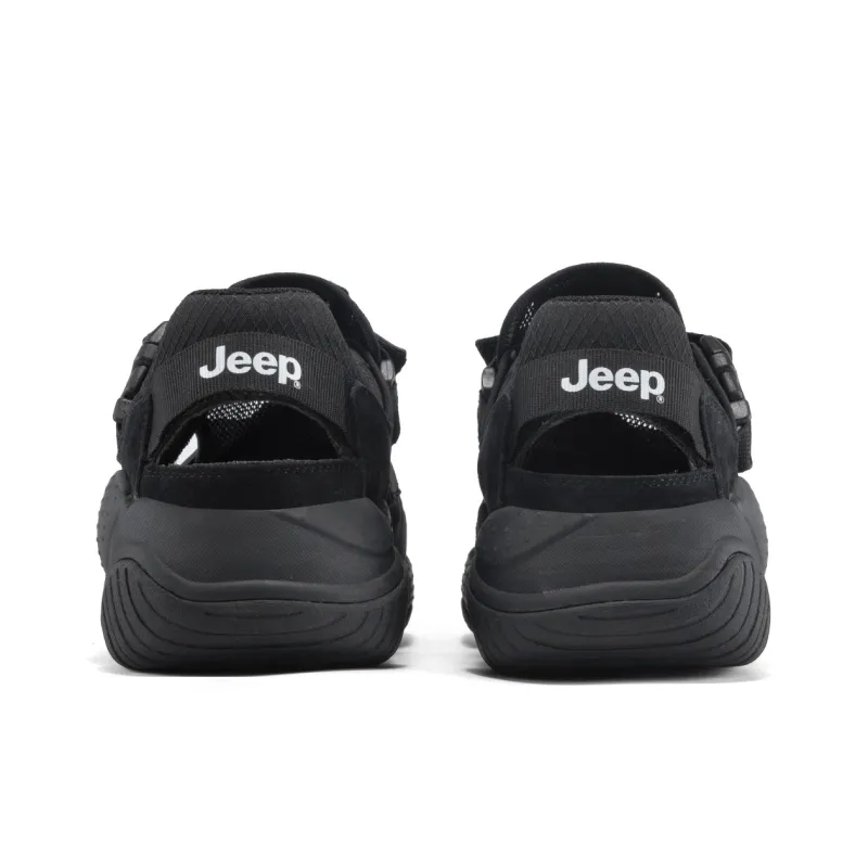 Jeep Fashion Sports Collection Abrasion Resistant Low Top Casual Shoes Men's Black-3