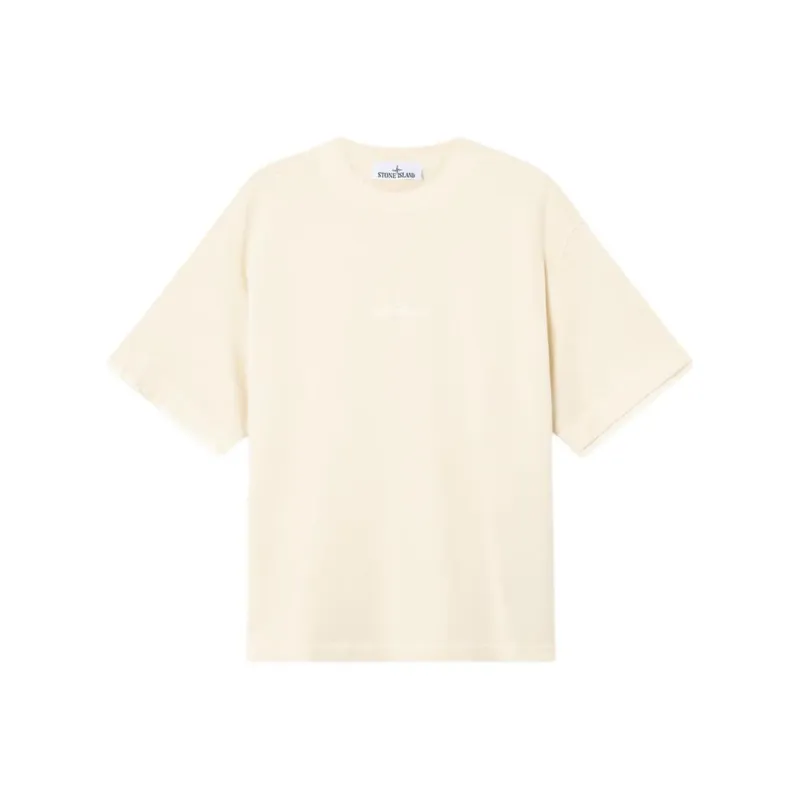 STONE ISLAND T Shirt Men's Ivory-0
